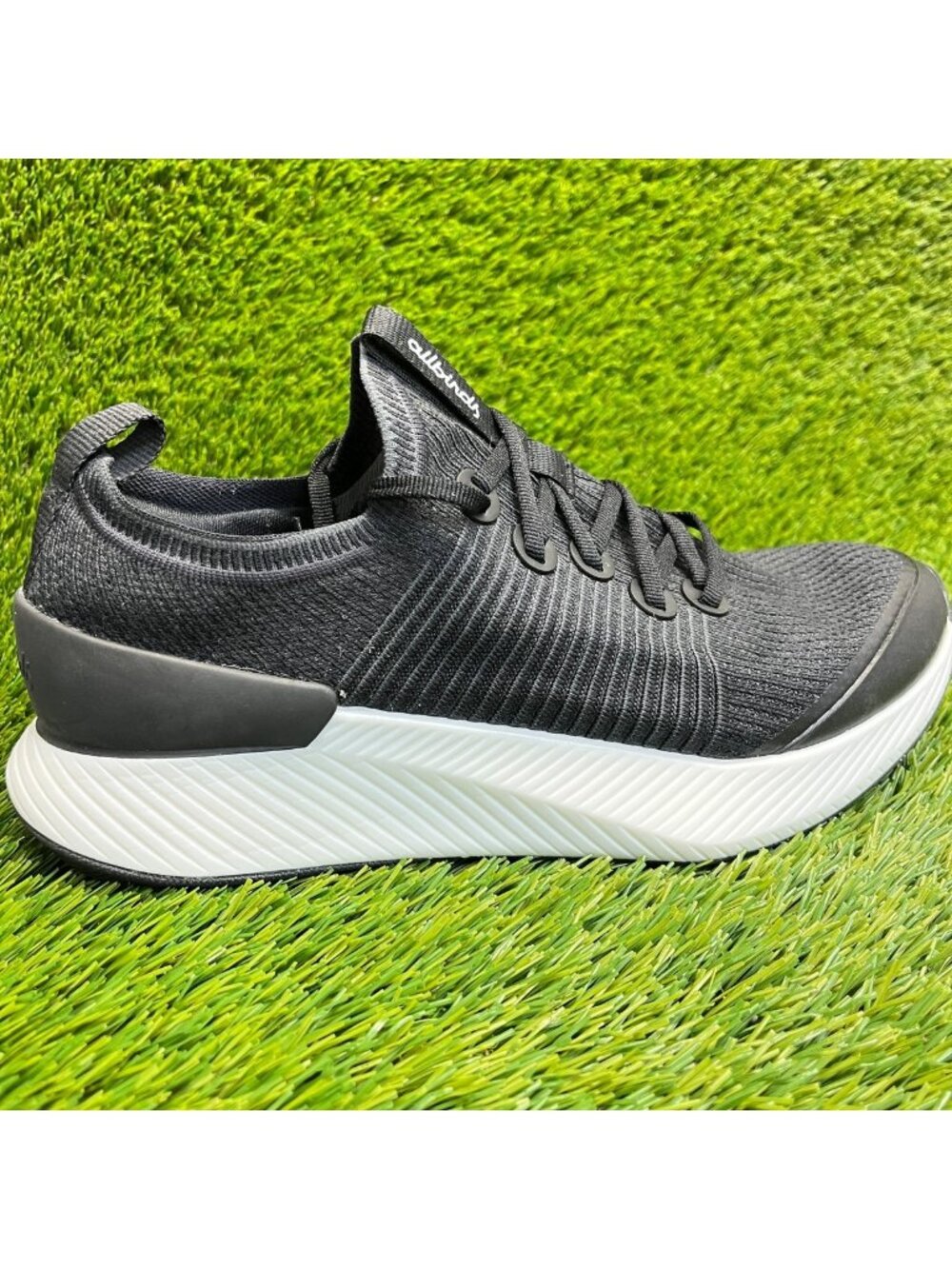 Allbirds Tree Glider Womens Size 11 Black White Athletic Running Shoes Sneakers